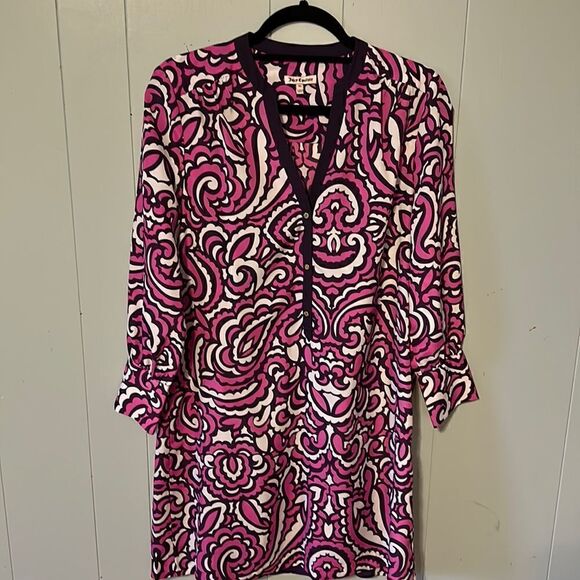 Juicy Couture Purple Printed Dress Size M - Picture 1 of 2